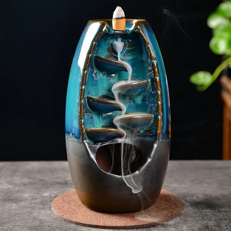 Sculpture Aromatique Cascade de la Sérénité - Comprend 10 Encens Offerts !