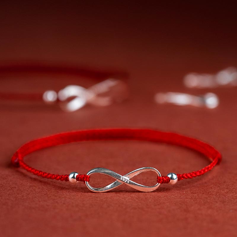 Bracelet Rouge Noeud Infini : Amulette de Protection et d'Harmonie