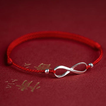 Bracelet Rouge Noeud Infini : Amulette de Protection et d'Harmonie