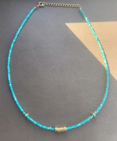 Collier Gargantilha de Protection Turquoise