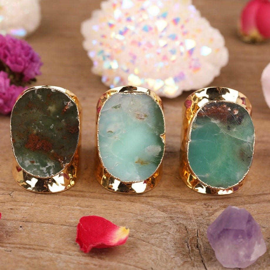 Bague d'Attraction en Jade Australien