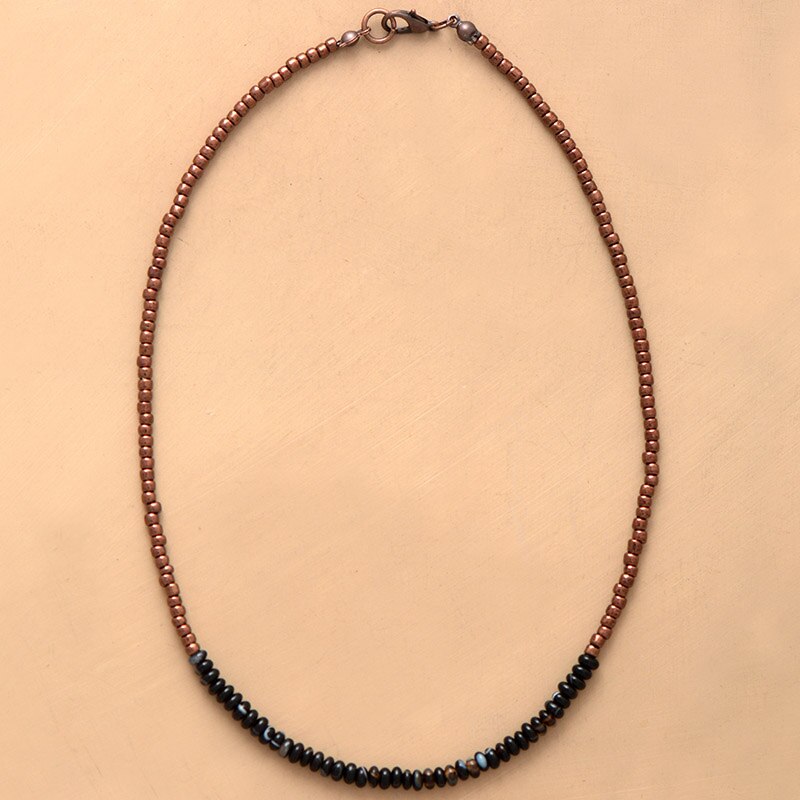 Collier Bohémien en Pierres Naturelles