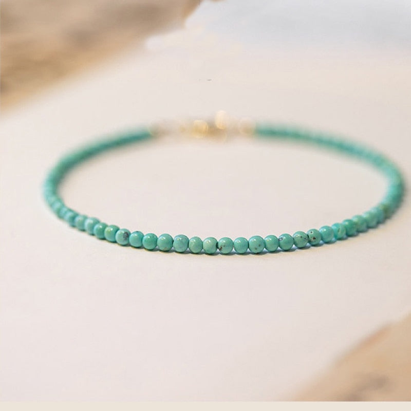 Bracelet bohémien en turquoise