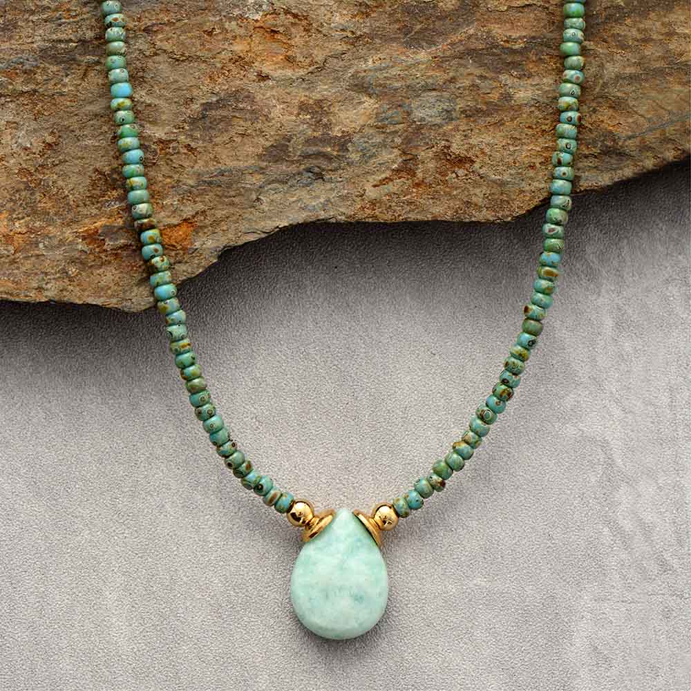 Collier Énergie Curative Amazonite