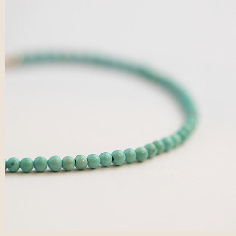 Bracelet bohémien en turquoise