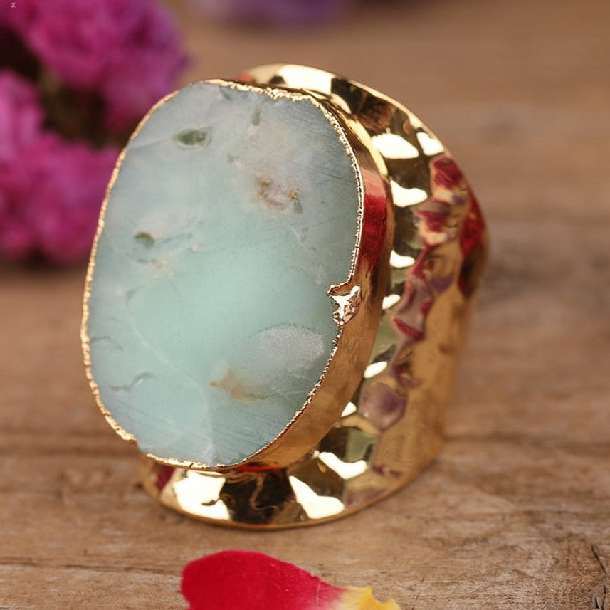 Bague d'Attraction en Jade Australien