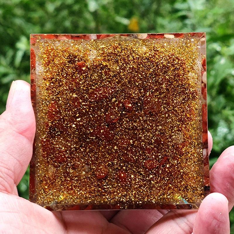 Pyramide Orgonite 7 Chakras