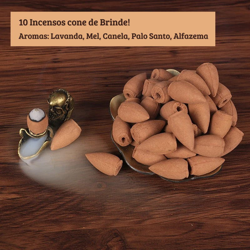 Sculpture Aromatique Cascade de la Sérénité - Comprend 10 Encens Offerts !