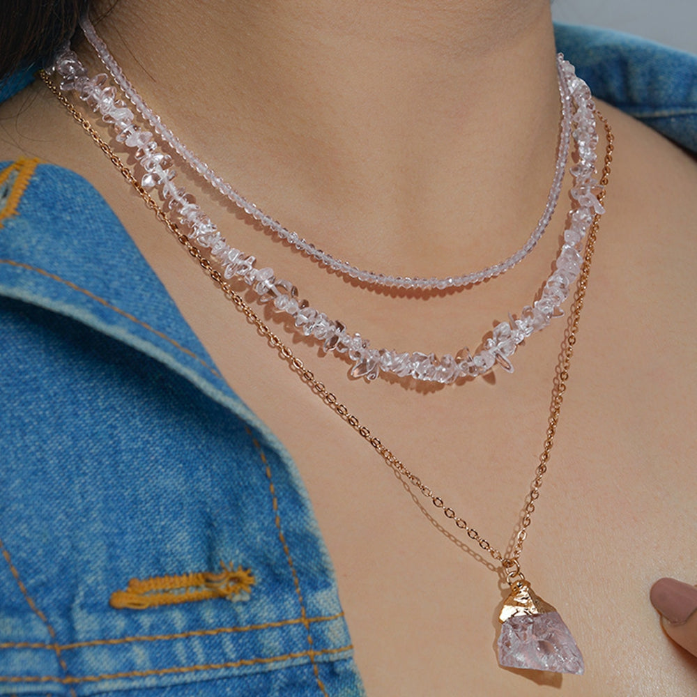 Collier Choker en Pierres Naturelles