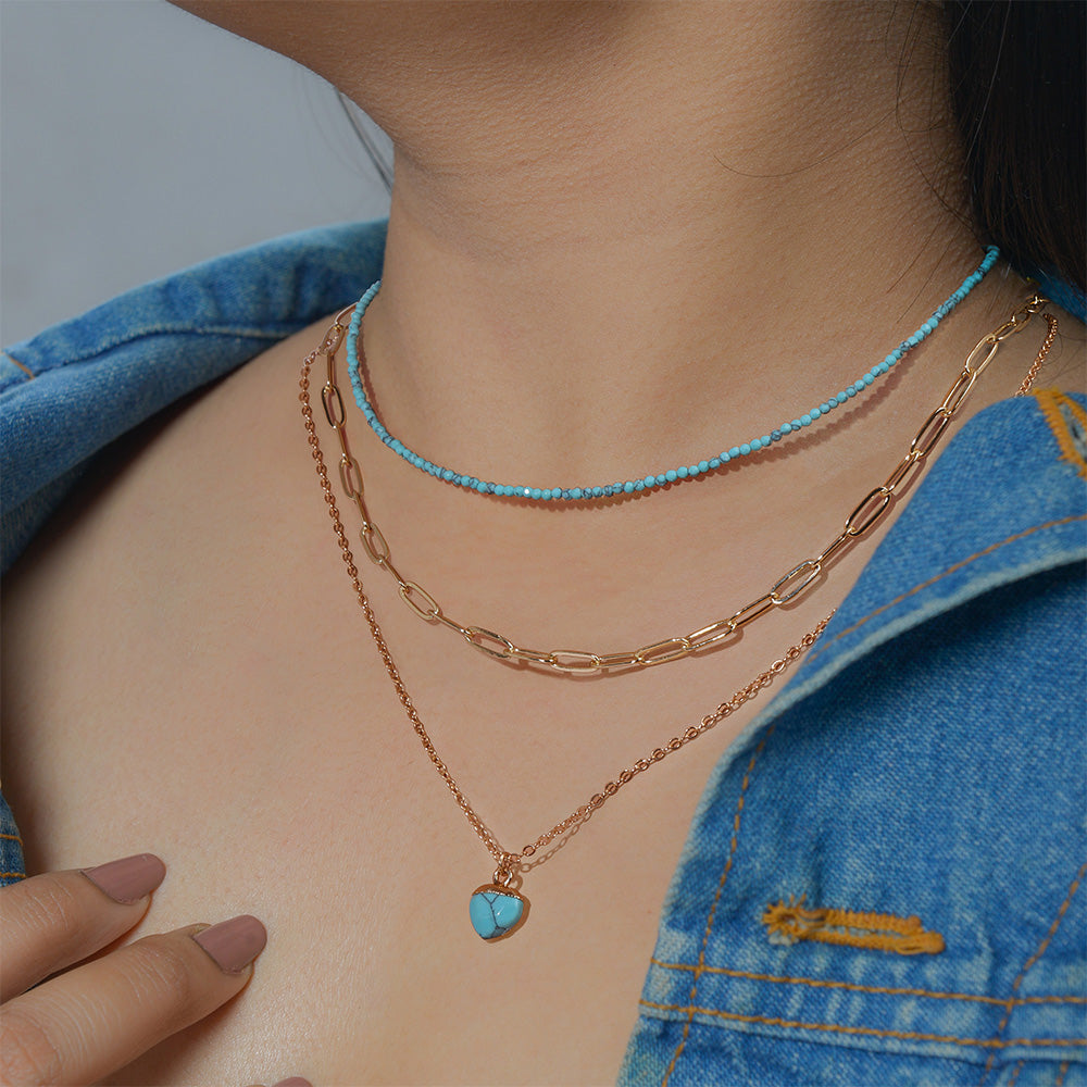 Collier Choker en Pierres Naturelles