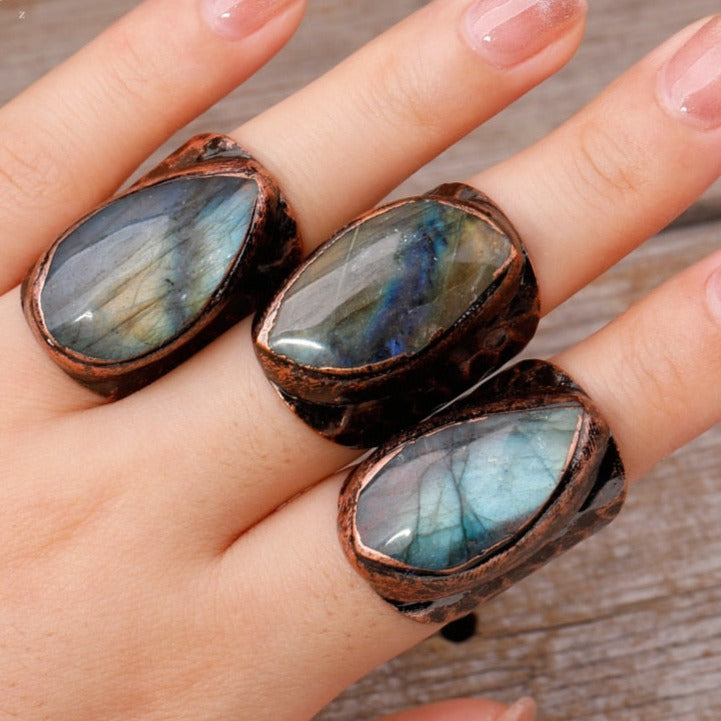 Bague de l'Intuition Labradorite