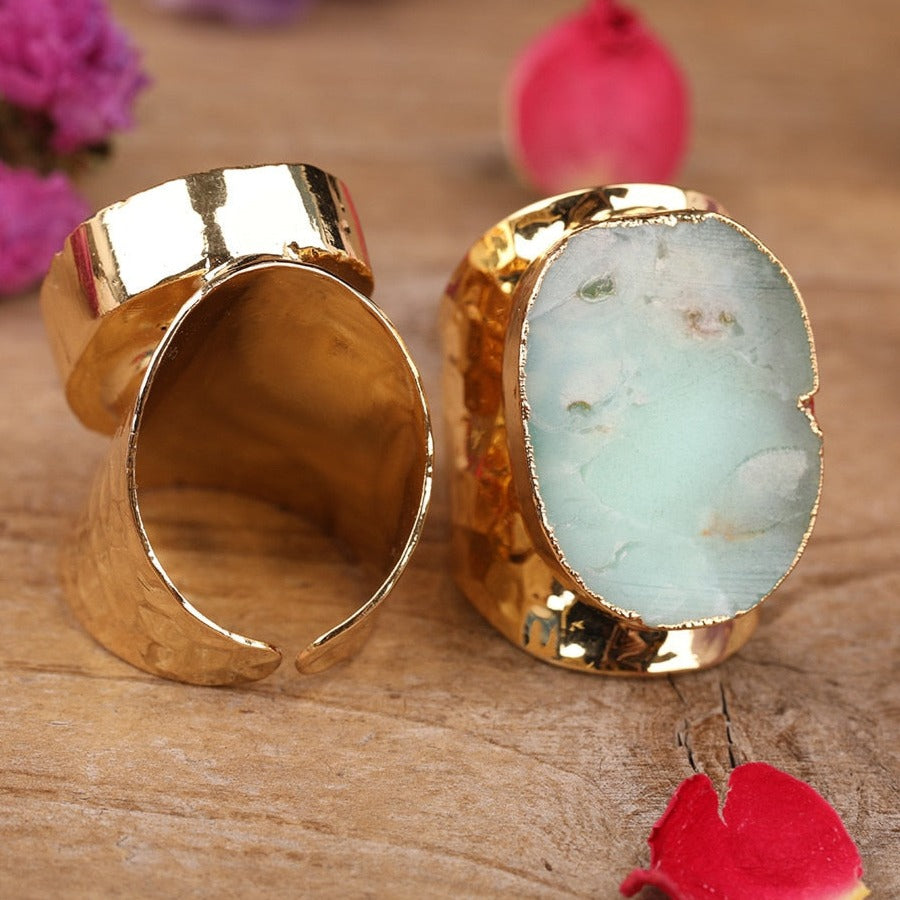 Bague d'Attraction en Jade Australien