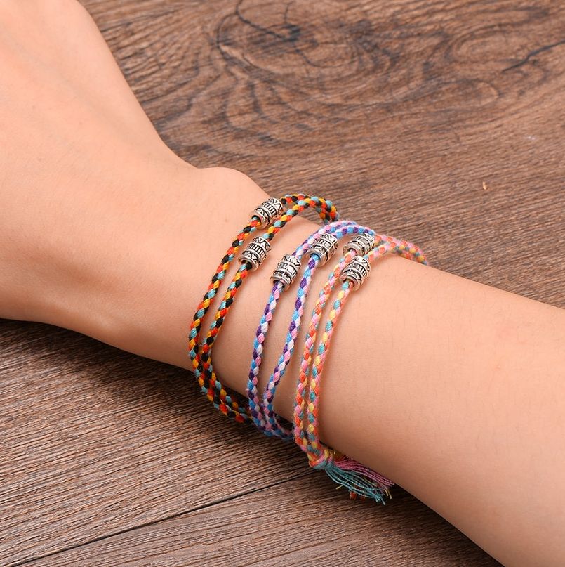 Bracelet Bouddhiste Multicolore