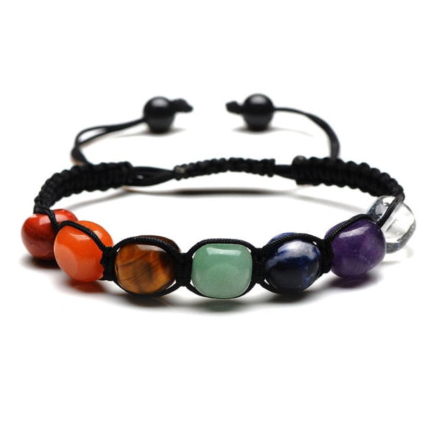 Bracelet artisanal des 7 chakras