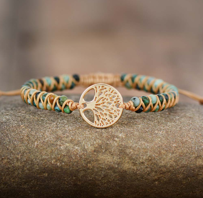 Bracelet Arbre de Vie Turquoise Africaine