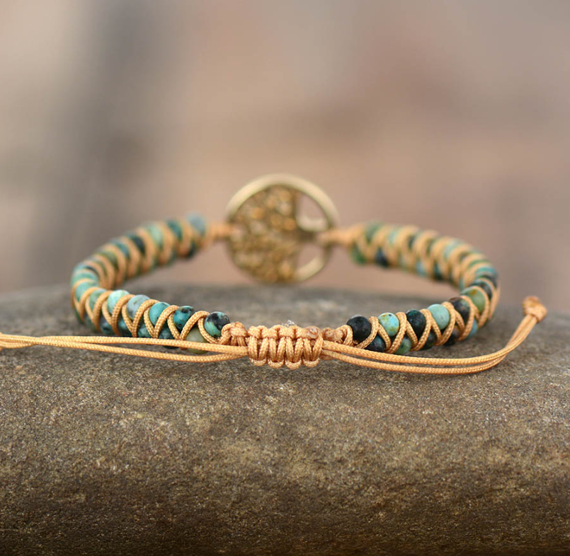 Bracelet Arbre de Vie Turquoise Africaine