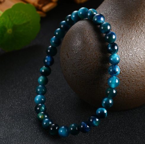 Bracelet Œil de Tigre Bleu