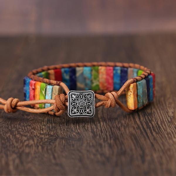 Bracelet de Guérison 7 Chakras - Fait Main