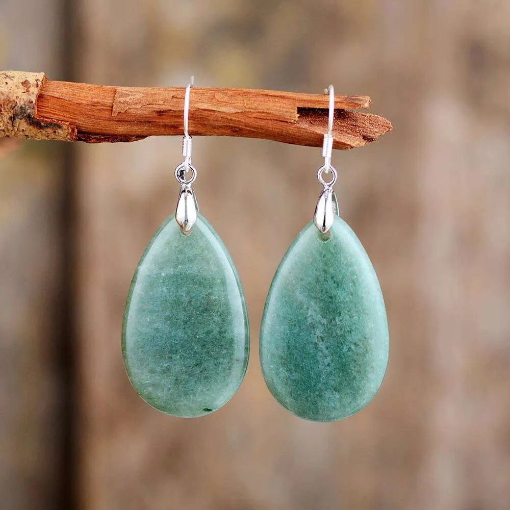 Boucles d'oreilles d'Équilibre Aventurine