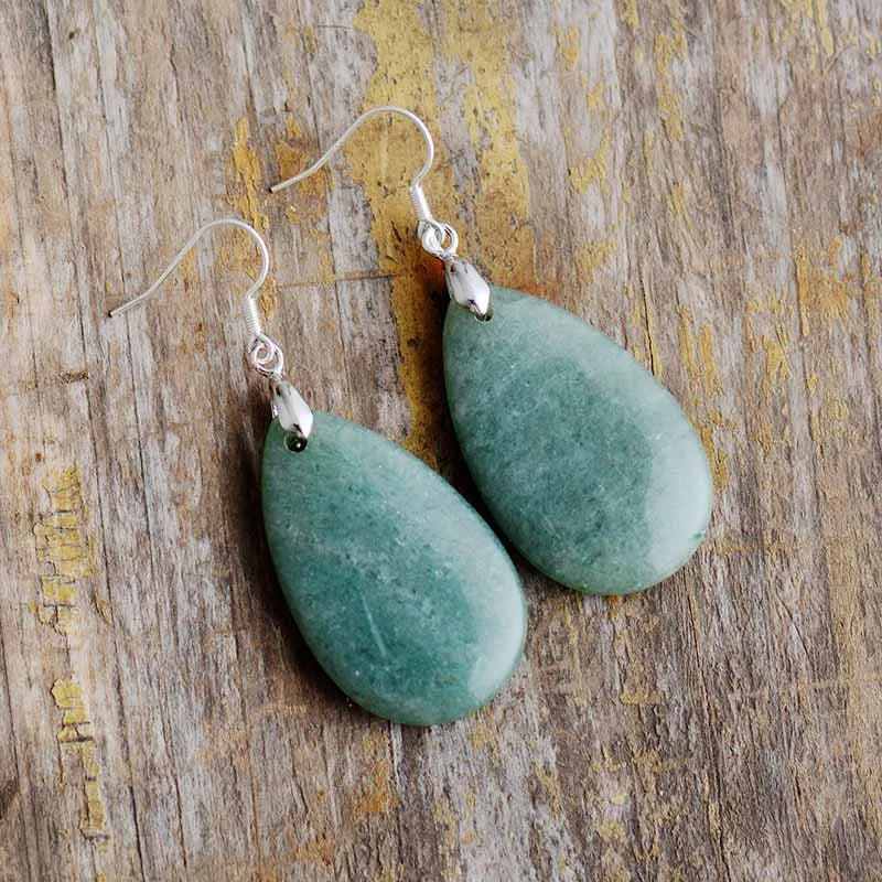 Boucles d'oreilles d'Équilibre Aventurine